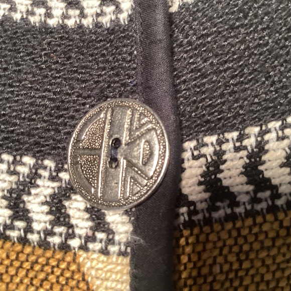 Southwestern Aztec Patterned Tapestry Jacket By Jane Ashley Women’s Size Large - Picture 3 of 14